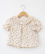 Blusa beige flores
