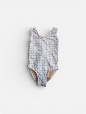 Bañador niña líneas