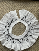 Cuello nido de abeja Negro