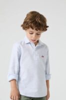 camisa rayas blancas niño