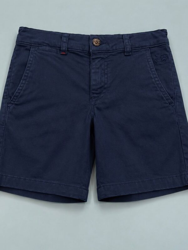 pantalón scotta corto azul niño