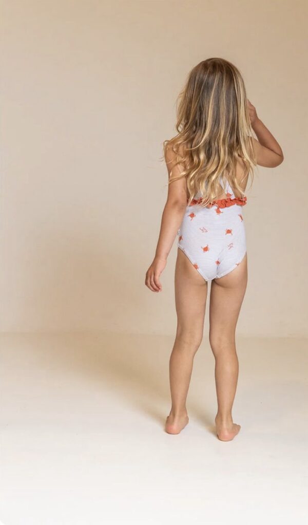 Bañador niña cangrejo