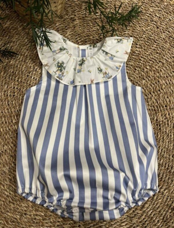 Pelele rayas cuello