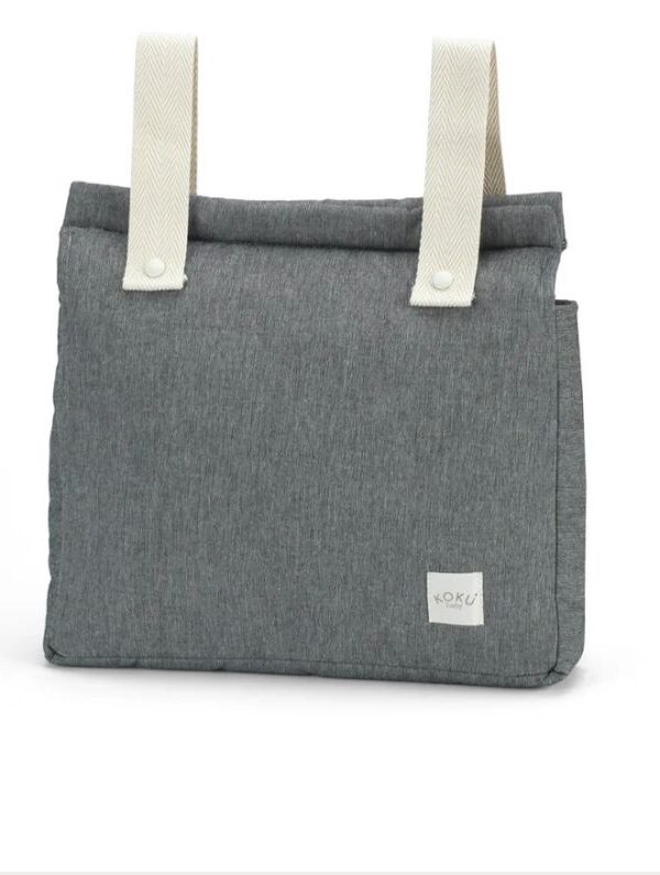 Bolso gris 30x34