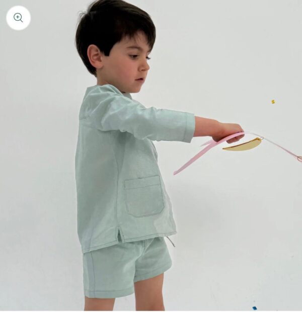 Pantalón corto lino