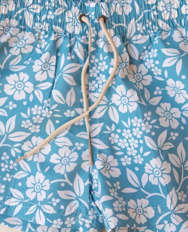 Bañador niño estampado hawaiano