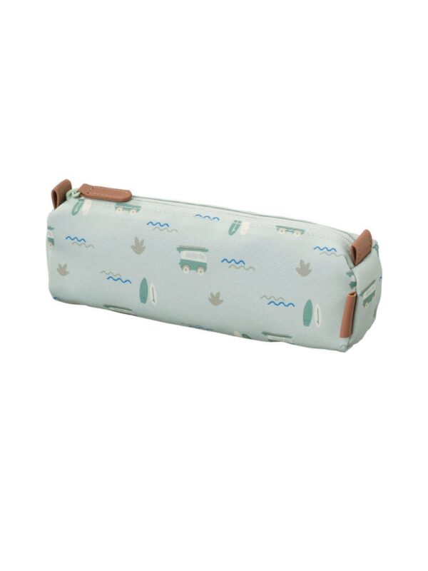 Estuche verde agua