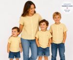 Blusa amarilla mamá