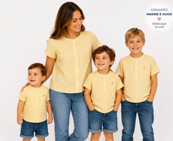 Blusa amarilla mamá
