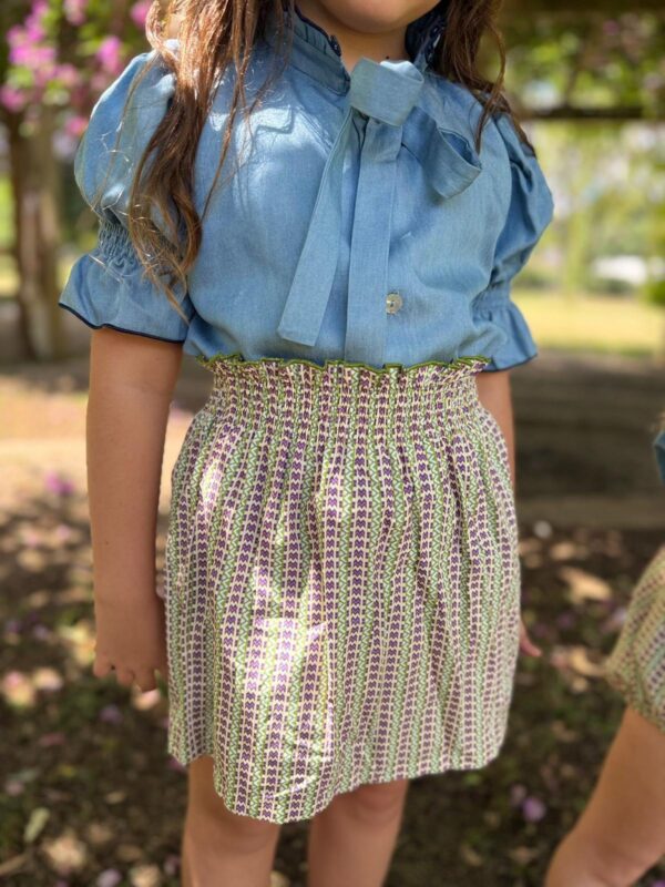 Falda glicina