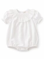 Pelele cuello nido blanco