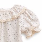 Blusa beige lunares