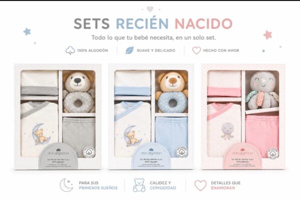 Set de pijamas recién nacido