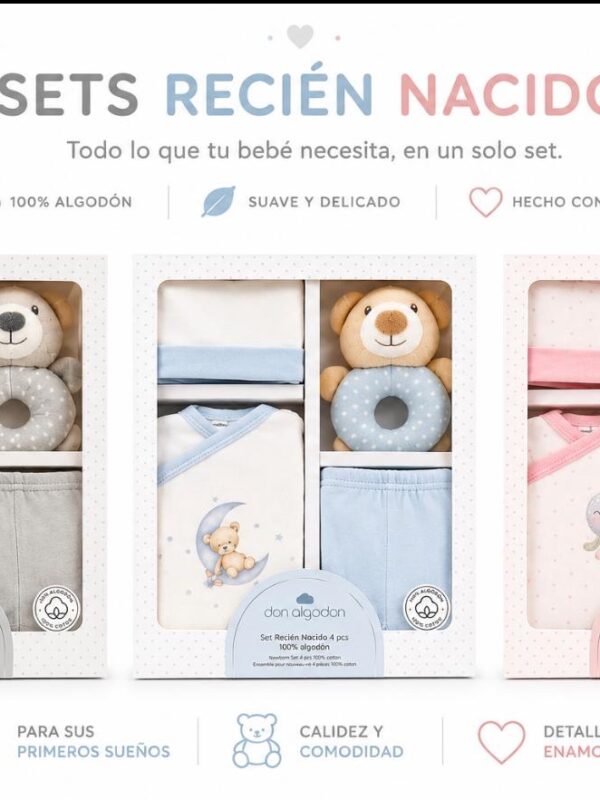 Set de pijamas recién nacido