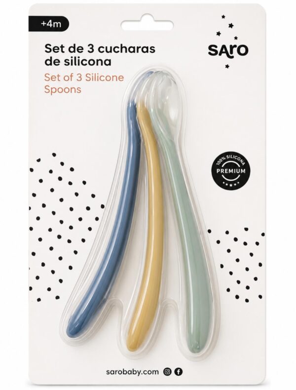 Set 3 cucharas de silicona
