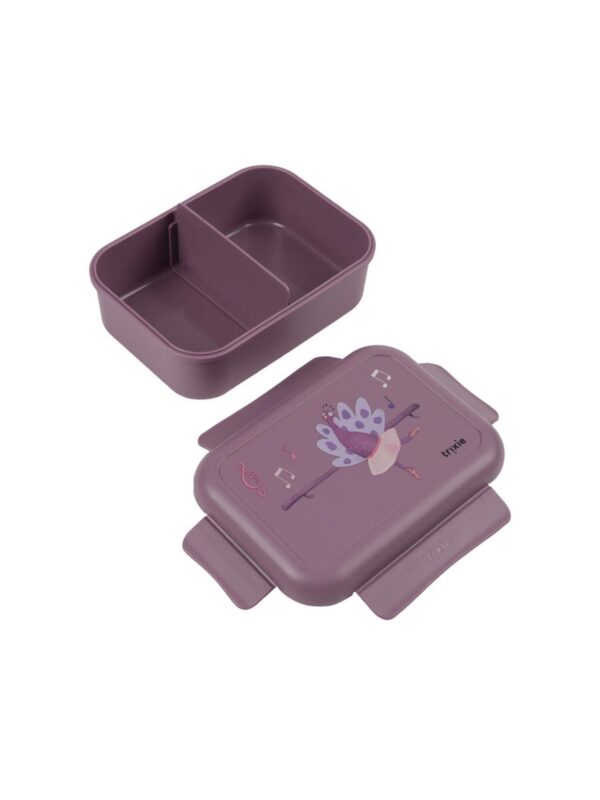 Fiambrera clips pavo real