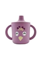 Taza silicona pavo real