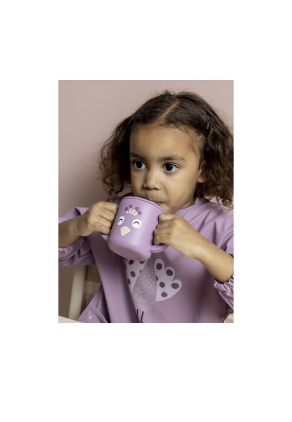 Taza silicona pavo real