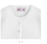 Chaqueta larga punto bobo BLANCO 200