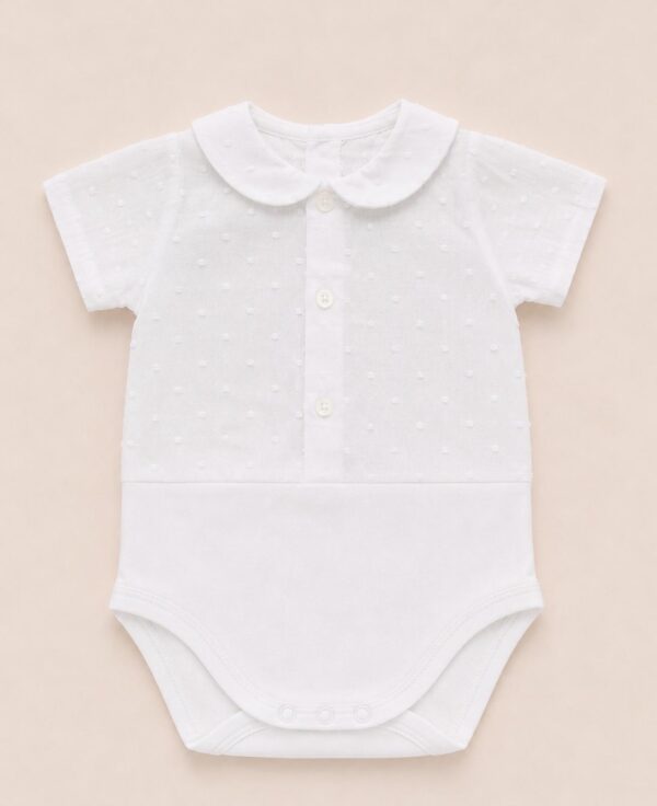 Body bebé plumeti cuello bebé