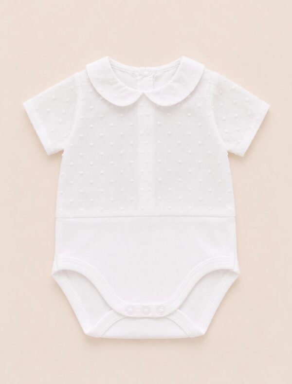 Body bebé plumeti cuello bebé