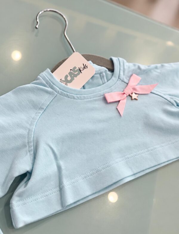 Sudadera de bebé celeste