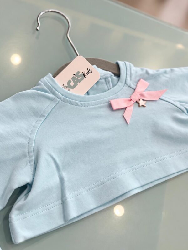 Sudadera de bebé celeste
