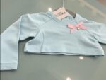 Sudadera de bebé celeste