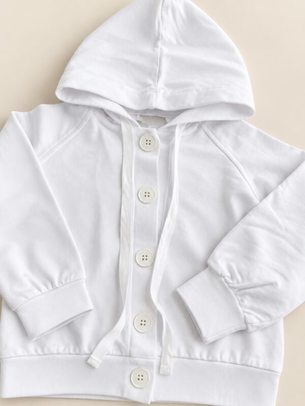 Sudadera vela botón