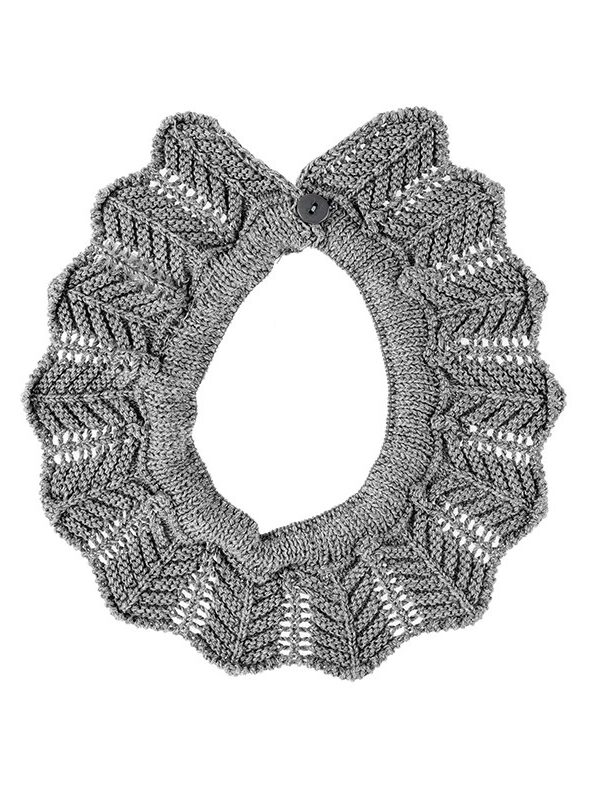 Cuello punto links calado GRIS CLARO 230