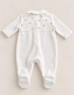 Pijama bebé blanco estampado