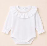 Body cuello smock beige