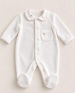 Pijama bebé blanco estampado