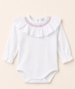 Body cuello smock Rosa empolvado
