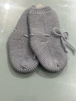 Calcetín paloma gris azulado
