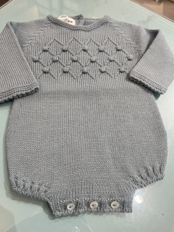 Pelele bodoque oca’s gris azulado
